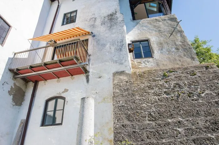 Den Balkon im Südturm ließ Giselbert Hoke errichten.