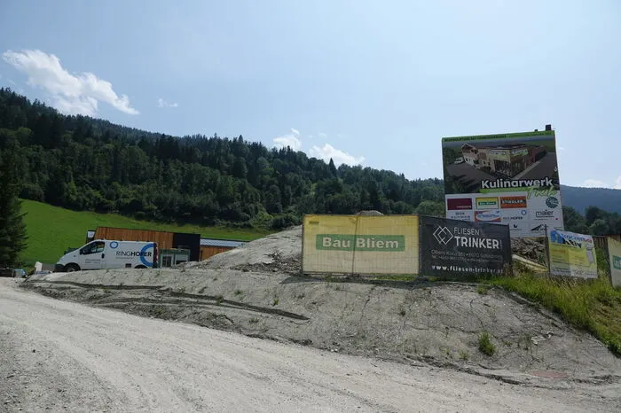 Momentan ist das Areal im Gewerbegebiet von Oberhaus noch eine richtige Baustelle