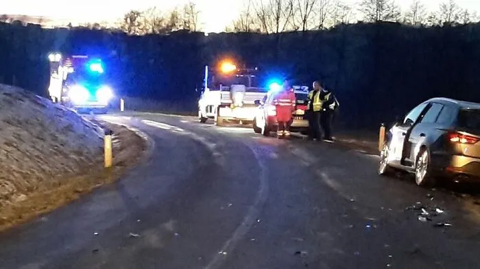 Unfall kurz vor dem Ortseinfahrt von Krennach