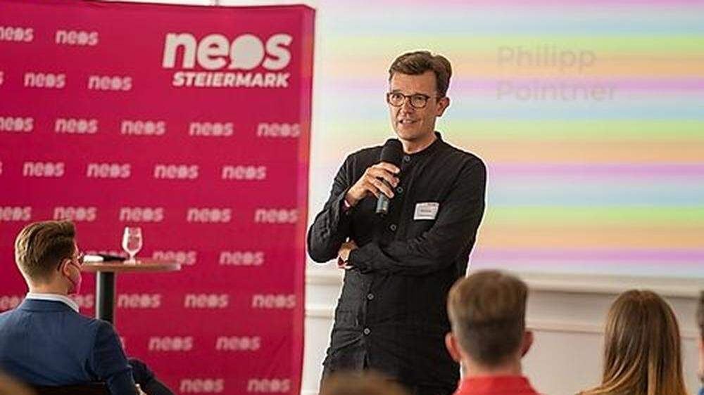 Philipp Pointner (51) ist Spitzenkandidat der Neos für die Graz-Wahl