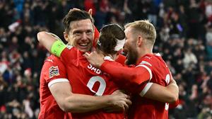 ÖFB-Jubel über das 5:1 gegen Norwegen