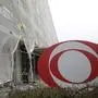 APA17337012 - 06032014 - WIEN - ÖSTERREICH: THEMENBILD: Blick auf ein ORF-Logo neben einer Baustelle beim ORF-Zentrum am Küniglberg in Wien am Donnerstag, 06. März 2014. APA-FOTO: GEORG HOCHMUTH