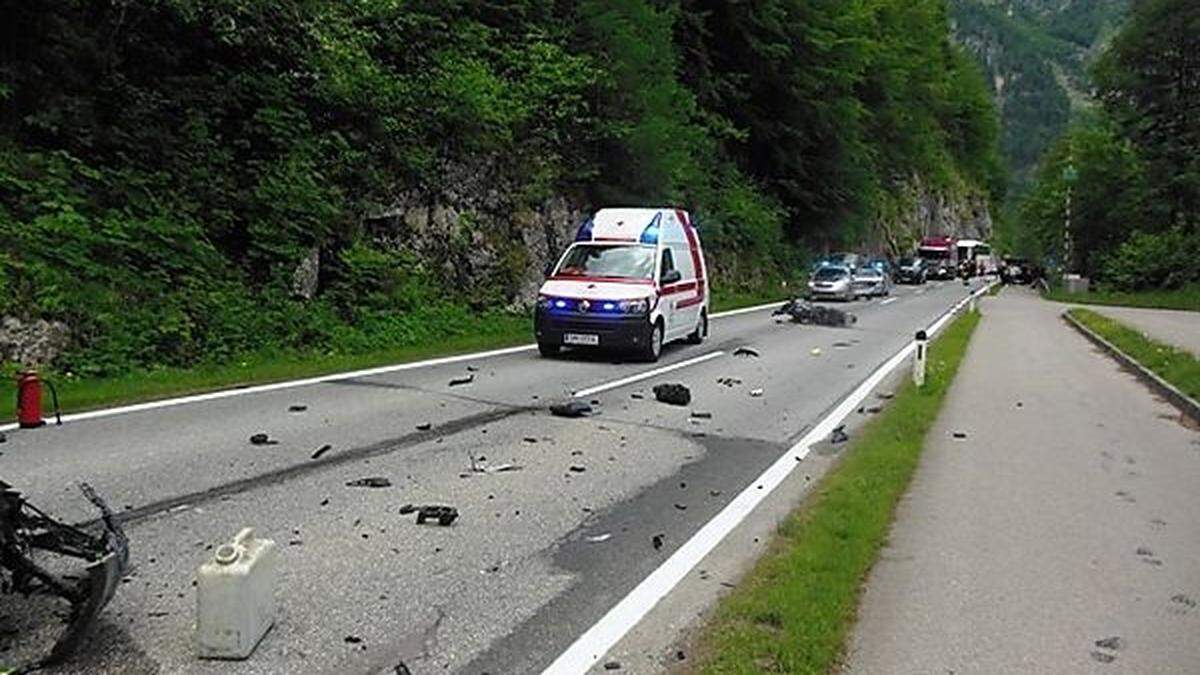 Auch der Aigner Hubschrauber war bei dem schweren Unfall im Einsatz