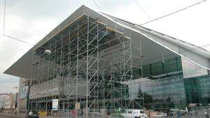 Die Grazer Stadthalle 2002 - kurz vor der Eröffnung