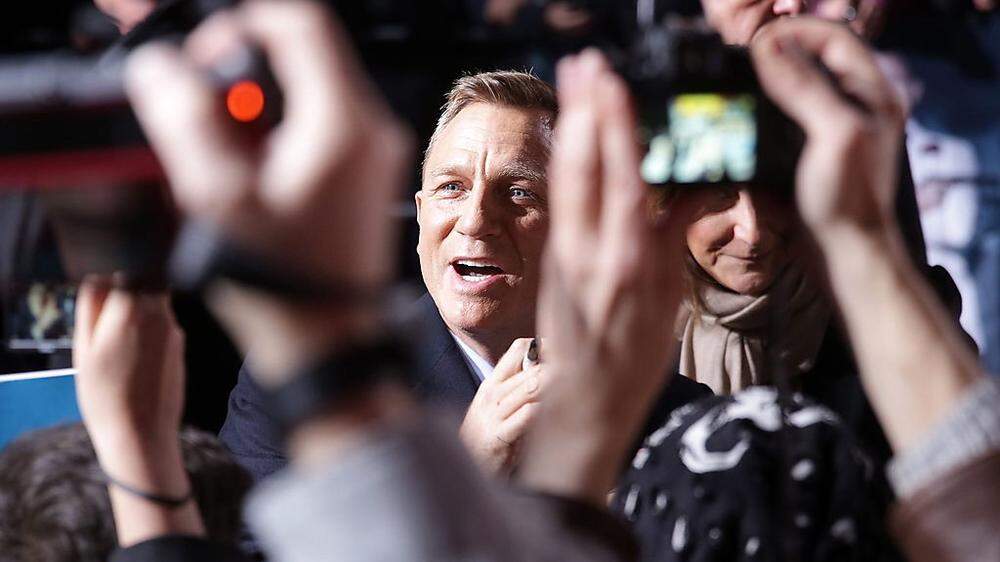 Bad in der Menge: Daniel Craig vor der Deutschland-Premiere des neuen Bond-Films in berlin