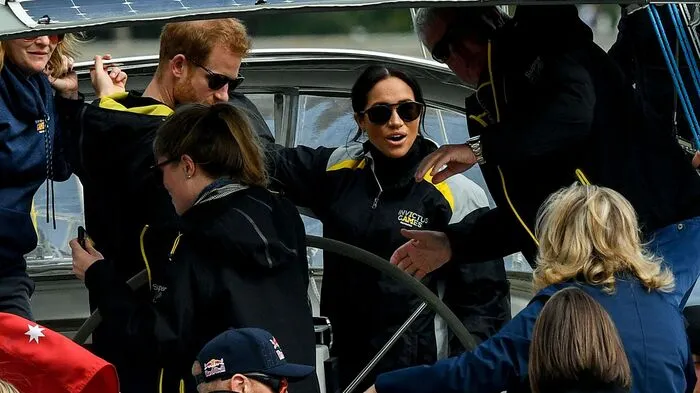 16 Tage dauert die Reise des Paars durch Australien. Der Sonntag gehörte den Invictus Games in Sydney. Hier beim Besuch der Segelwettkämpfe.