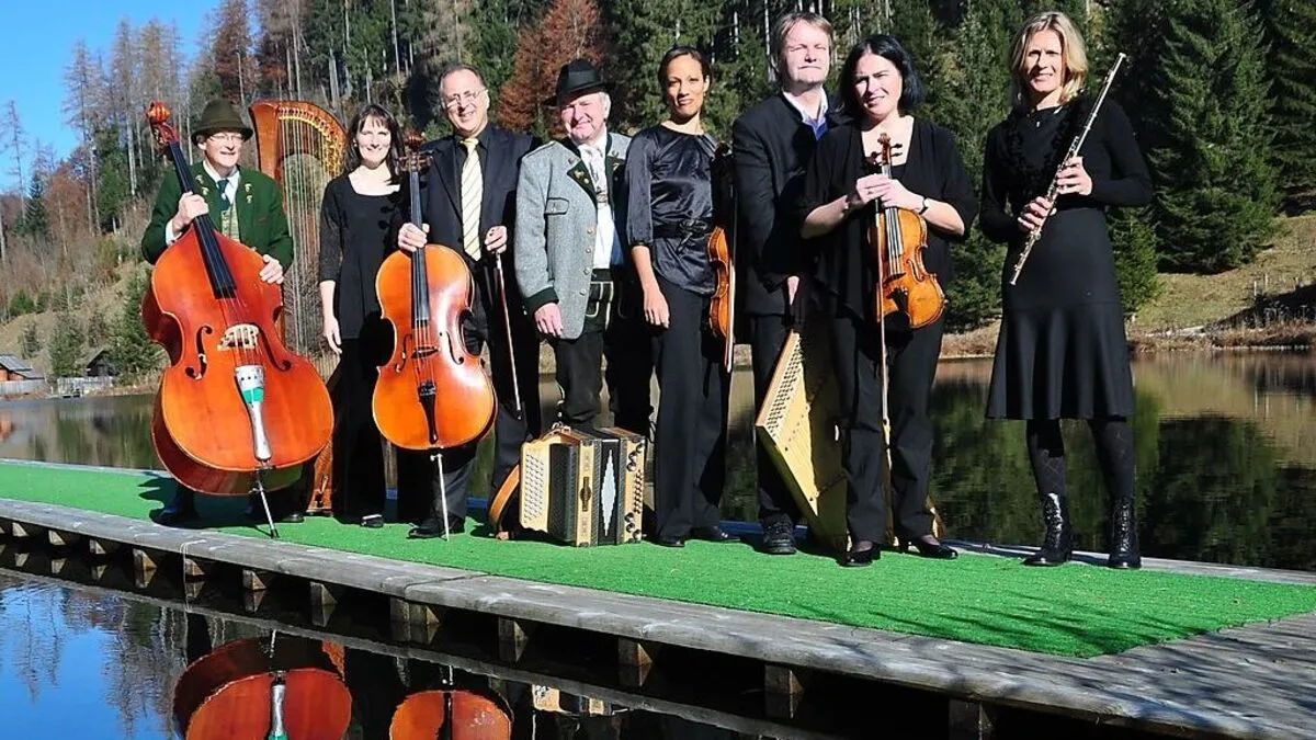 Das Ensemble von „classic alpin“ bestreitet am Samstag am Loser das Eröffnungskonzert des Festsommers