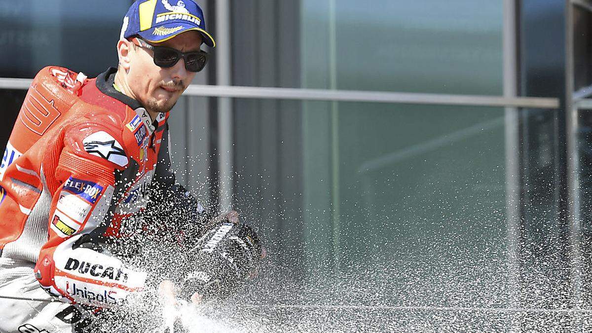 Jorge Lorenzo durfte jubeln