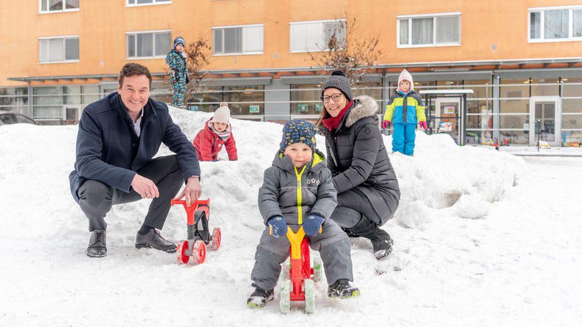 Bärnbach wächst und Bürgermeister Jochen Bocksruker will die Gemeinde noch attraktiver für Familien machen