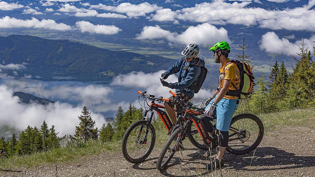 Vertraglich abgesichert: Biken auf der Millstätter Alm