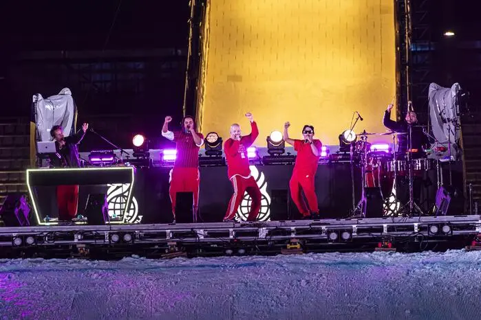 Die Aftershowparty nach den spektakulären Bewerben eröffnete die deutsche Kultband Culcha Candela.
