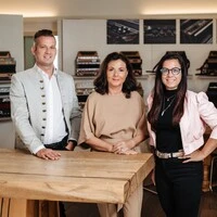 Marcel, Edith und Janine Müller (von links)