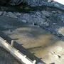 Durch die Betonierung der Bodenplatte der Wehranlage am Ebriachbach sollen 25 Fische zu Tode gekommen sein