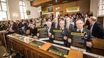 Richterprotest Informationsveranstaltung Landesgericht Klagenfurt