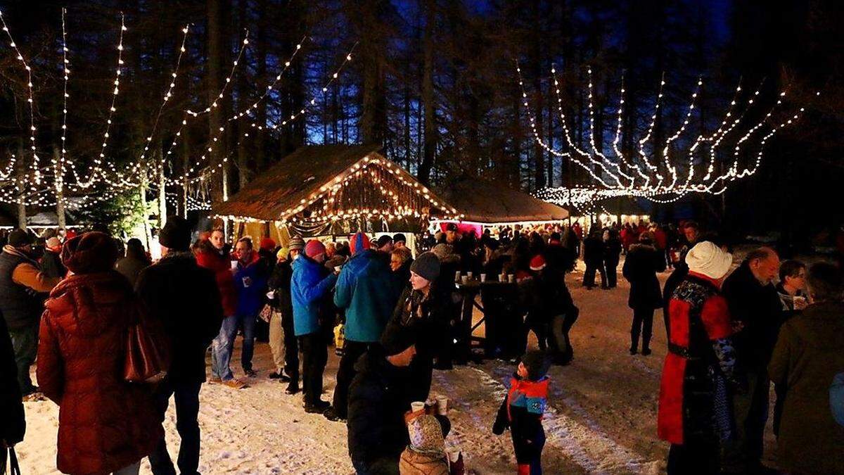 Der Christkindlmarkt auf der Petzen ist der höchstgelegene in Österreich 