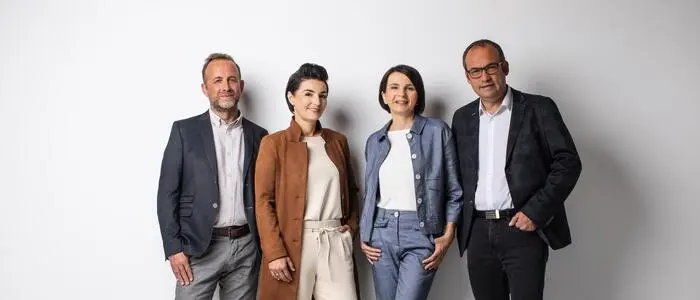Brüder Karl und Ernst Mayr mit ihren Frauen Maria und Martina Mayr