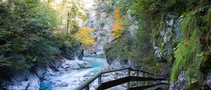 Die Slizza-Schlucht wird auch „Karibik des Kanaltals“ genannt. Derzeit ist der Wanderweg aber gesperrt