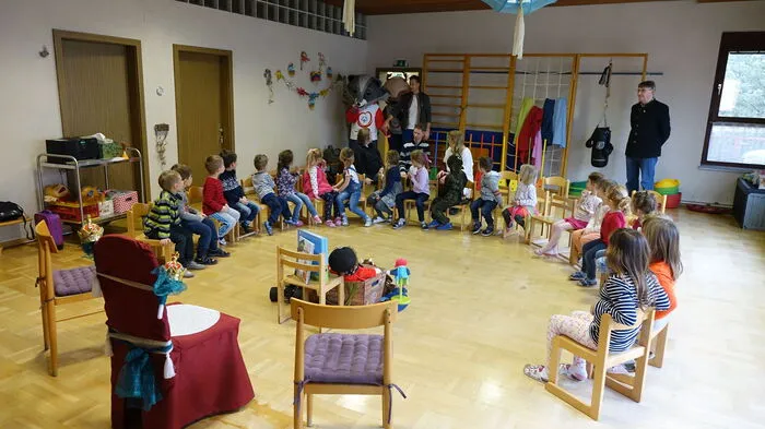 Ein ganz besonderer Besuch fand im Kindergarten der Gemeinde Rosental statt.