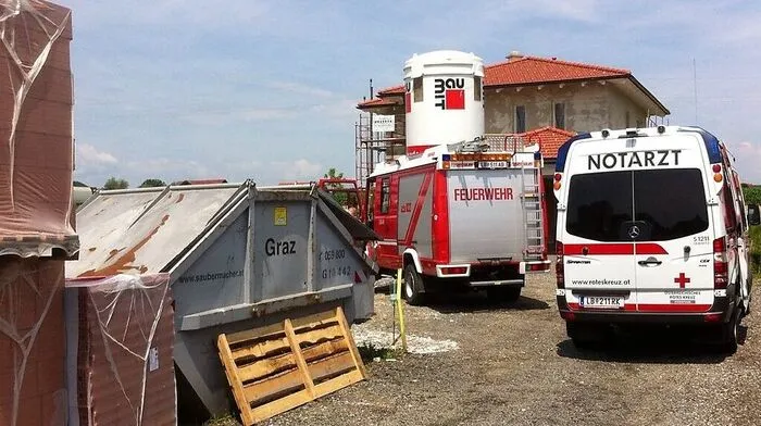 Einsatz bei Rohbau in Tillmitsch