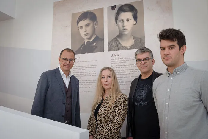 Joanneumschef Wolfgang Muchitsch mit den Ausstellungsmachern Ruth Kaufmann, Uwe Kohlhammer, Thomas Szamme