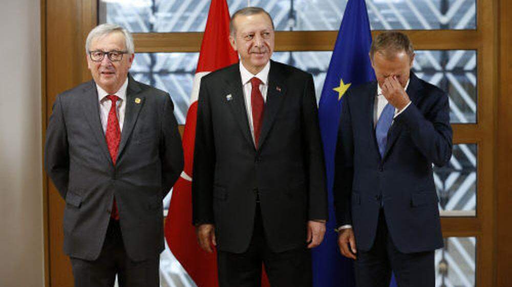Juncker, Erdogan und Tusk