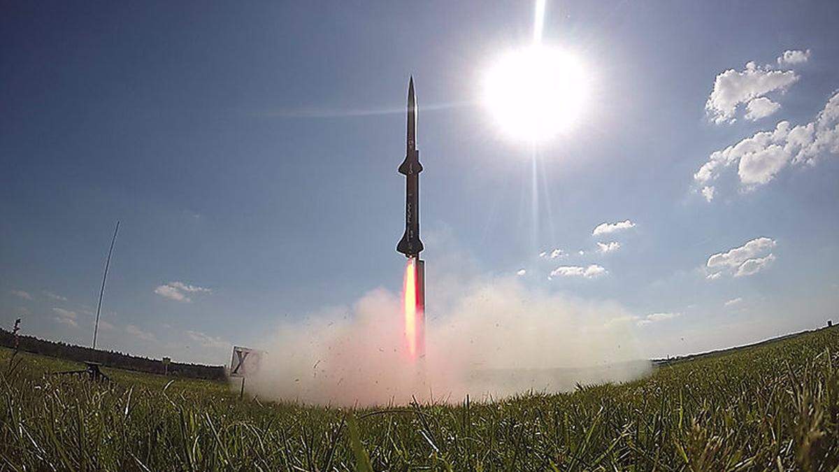 Eine Rakete des TU Wien-Space Teams