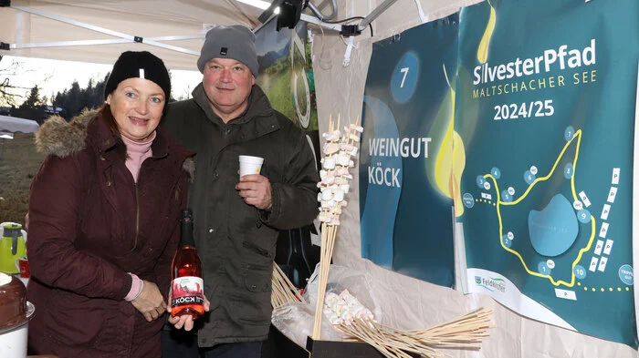 Der Weinbau Köck war mit einem Stand vertreten!