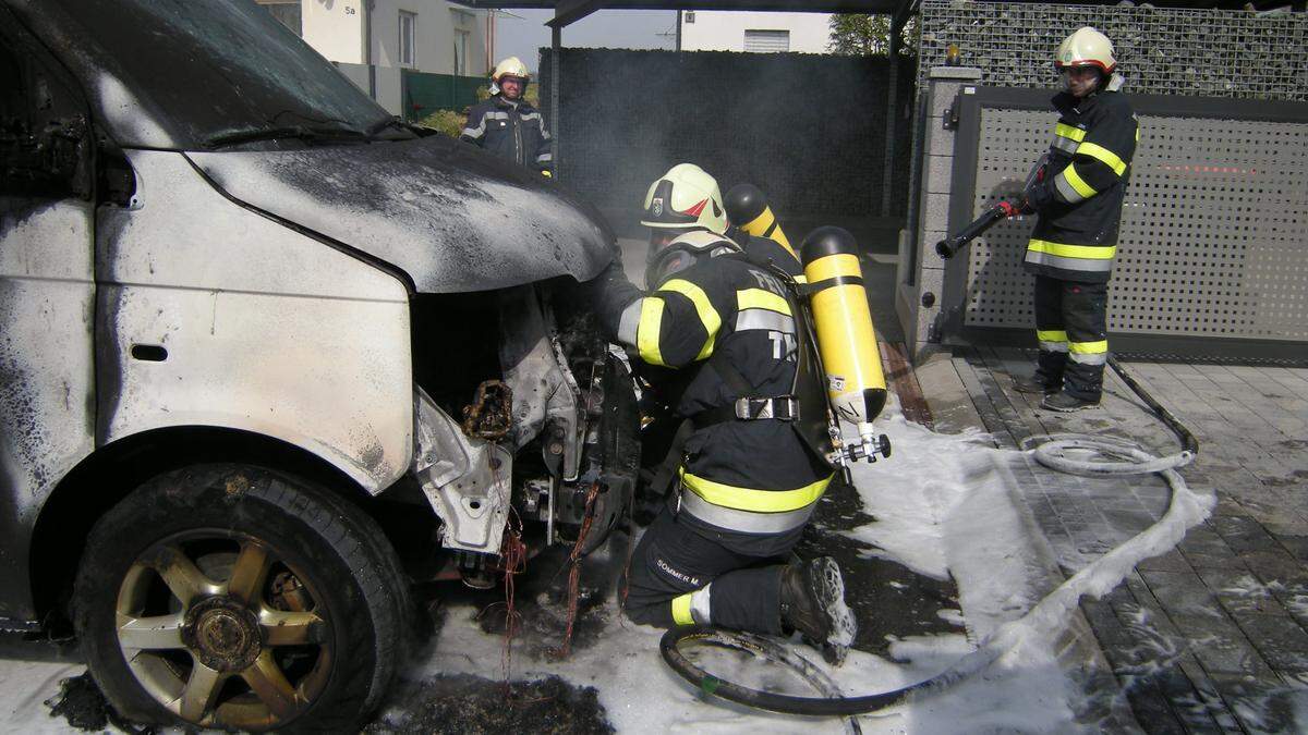 Die Freiwillige Feuerwehr Thondorf löschte den Brand