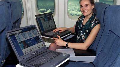 AUF AUA-Flügen kann man ab 2016 online gehen. Der Service wird allerdings kostenpflichtig
