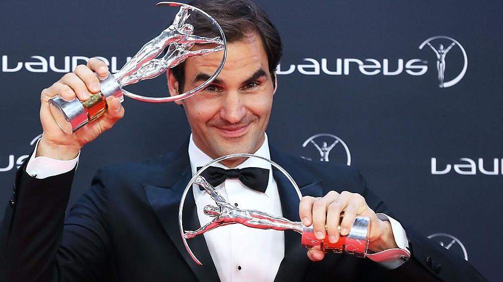 Roger Federer räumte bei den Laureus Awards ab