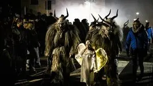 Krampus Perchten Krampuslauf Köttmannsdorf November 2024