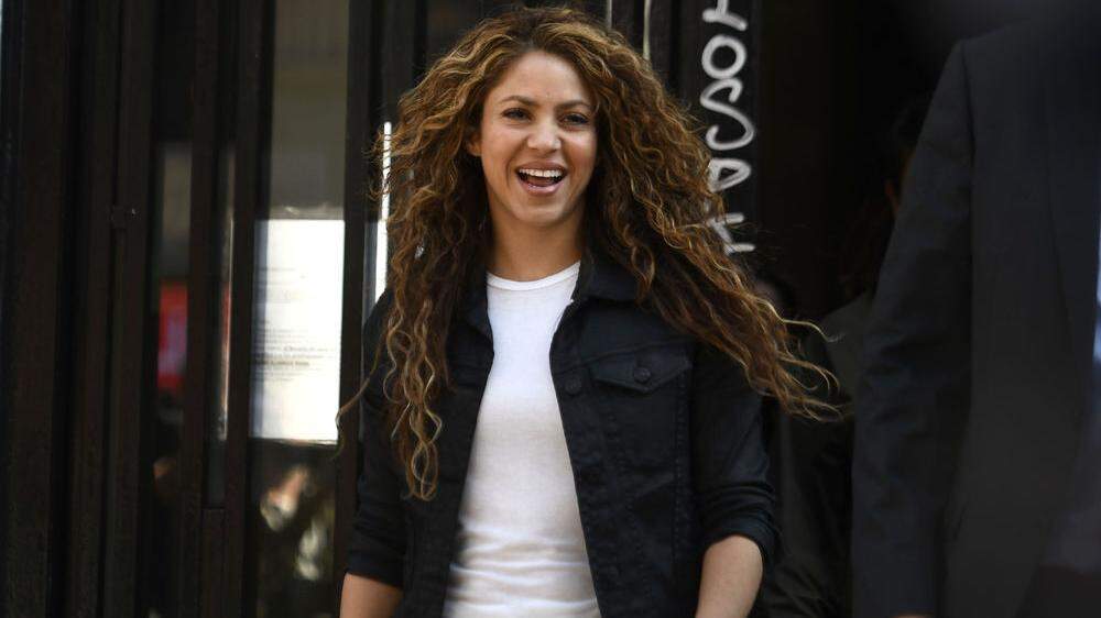 Shakira nach ihrer Anhörung in einem Madrider Gericht