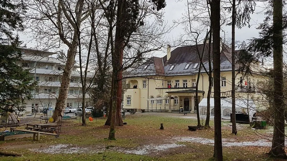 Der Garten hinter dem Lorenheim