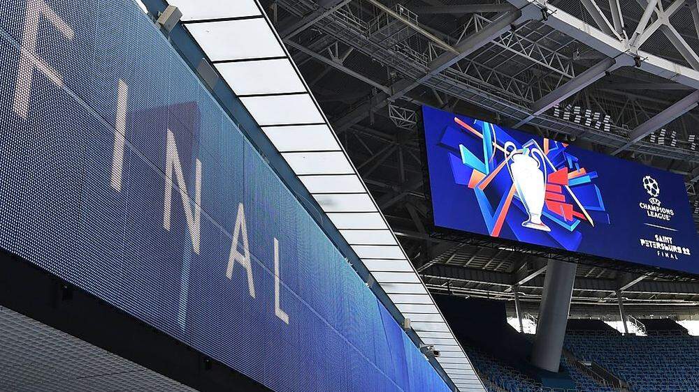 In St. Petersburg ist das Champions-League-Finale geplant