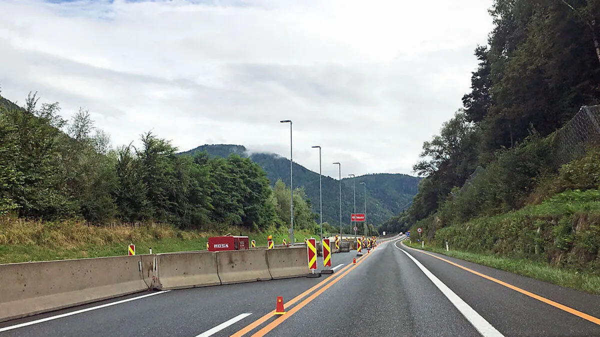 Die Baustelle wird am Wochenende fertig