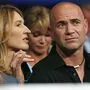 Andre Agassi und Ehefrau Steffi Graf