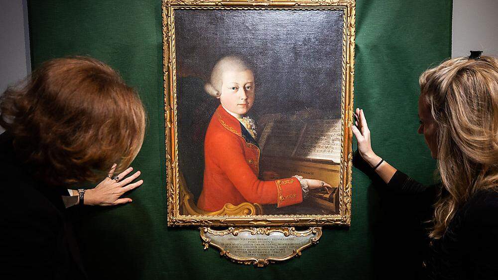 Porträt des 13-jährigen Mozart von Giambettino Cignaroli