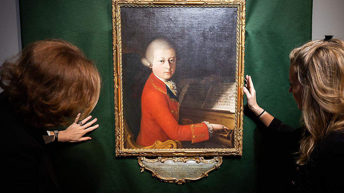 Porträt des 13-jährigen Mozart von Giambettino Cignaroli