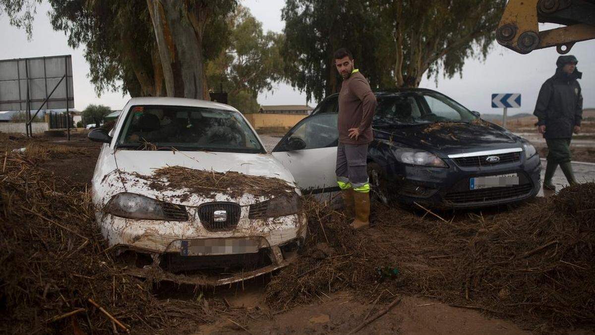 Südspanien wird von schweren Unwetter heimgesucht