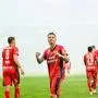 INNSBRUCK,AUSTRIA,27.JUL.25 - SOCCER - UNIQA OEFB Cup, FC Wacker Innsbruck vs SK Rapid Wien. Image shows the rejoicing of Bendeguz Bence Bolla (Rapid).
Photo: GEPA pictures/ Daniel Schoenherr
