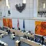 Die Regierungsbank war heute gut besetzt