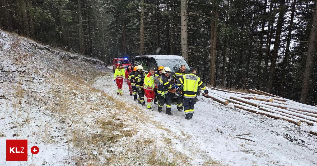 Dachdecker-gerettet-Von-Almh-tten-Dach-abgest-rzt-Schwieriger-Einsatz-im-unwegsamen-Gel-nde