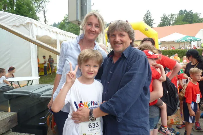 Auch HSG-Remus Obmann Gerhard Langmann kam mit seiner Familie.