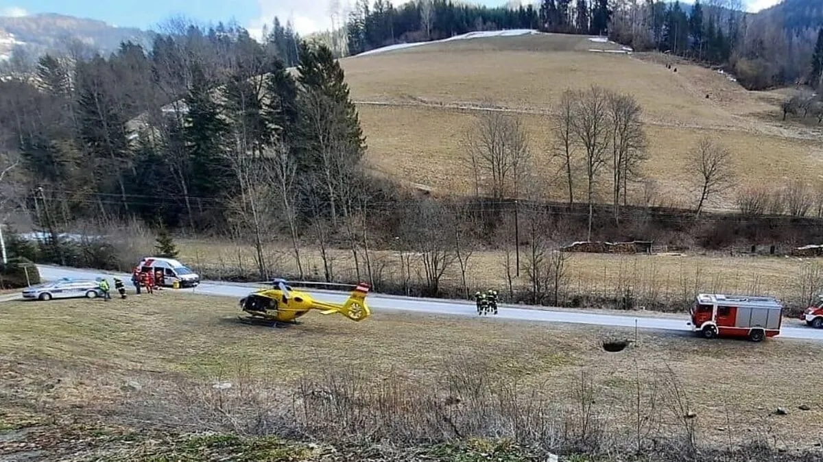 Auch die Feuerwehr Breitenau kam zum Einsatz