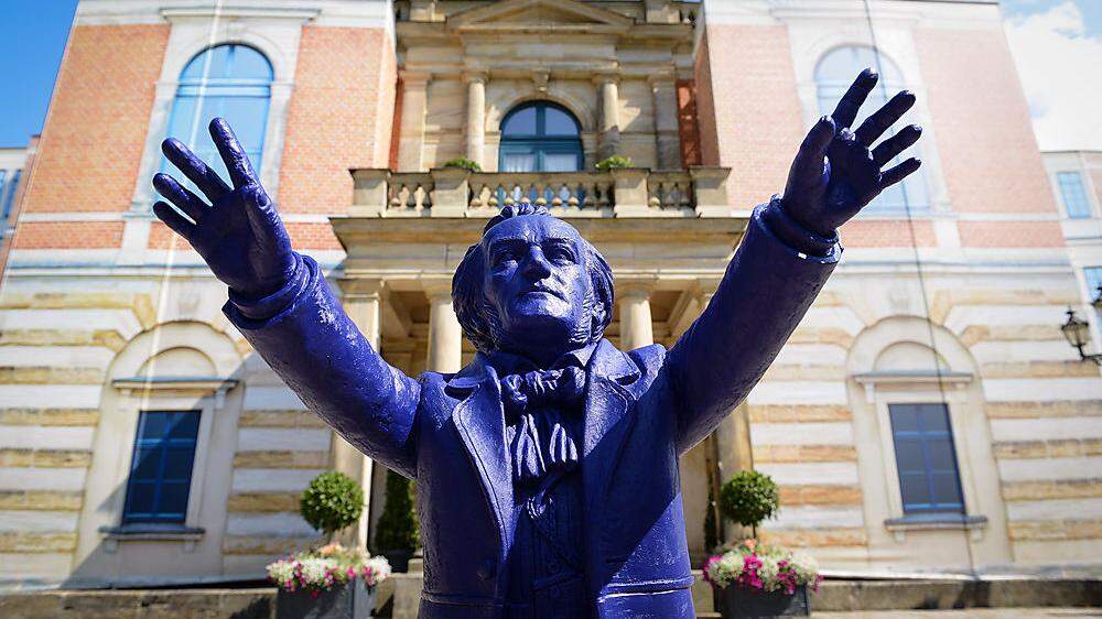 Richard Wagner ist in Bayreuth omnipräsent