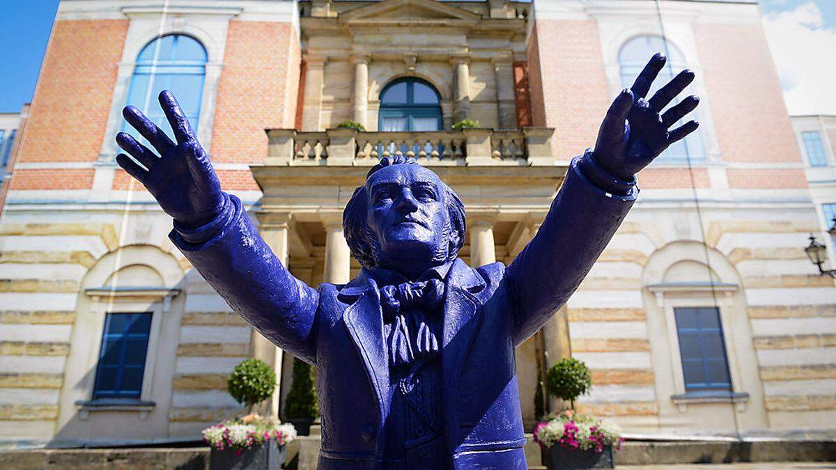 Richard Wagner ist in Bayreuth omnipräsent
