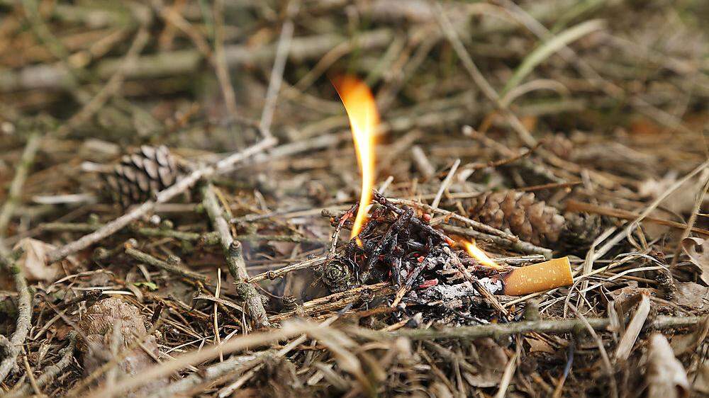 Offenes Feuer kann bei Trockenheit Waldbrände verursachen