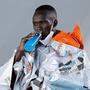 Kibiwott Kandie nach seinem fabelhaften Weltrekordlauf