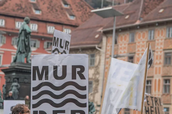 "Die Proteste werden nicht abreißen", heißt es seitens Rettet die Mur. Auch für die kommende Woche wurden wieder Protest-Aktionen angekündigt.