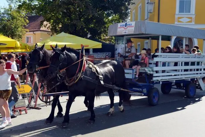Sonnenschein und angenehme Sommer-Temperaturen bis weit in die Nacht hinein sorgten heuer für einen Rekordbesuch am Hauptplatz und Lindenplatz im Ortszentrum von Weißkirchen.